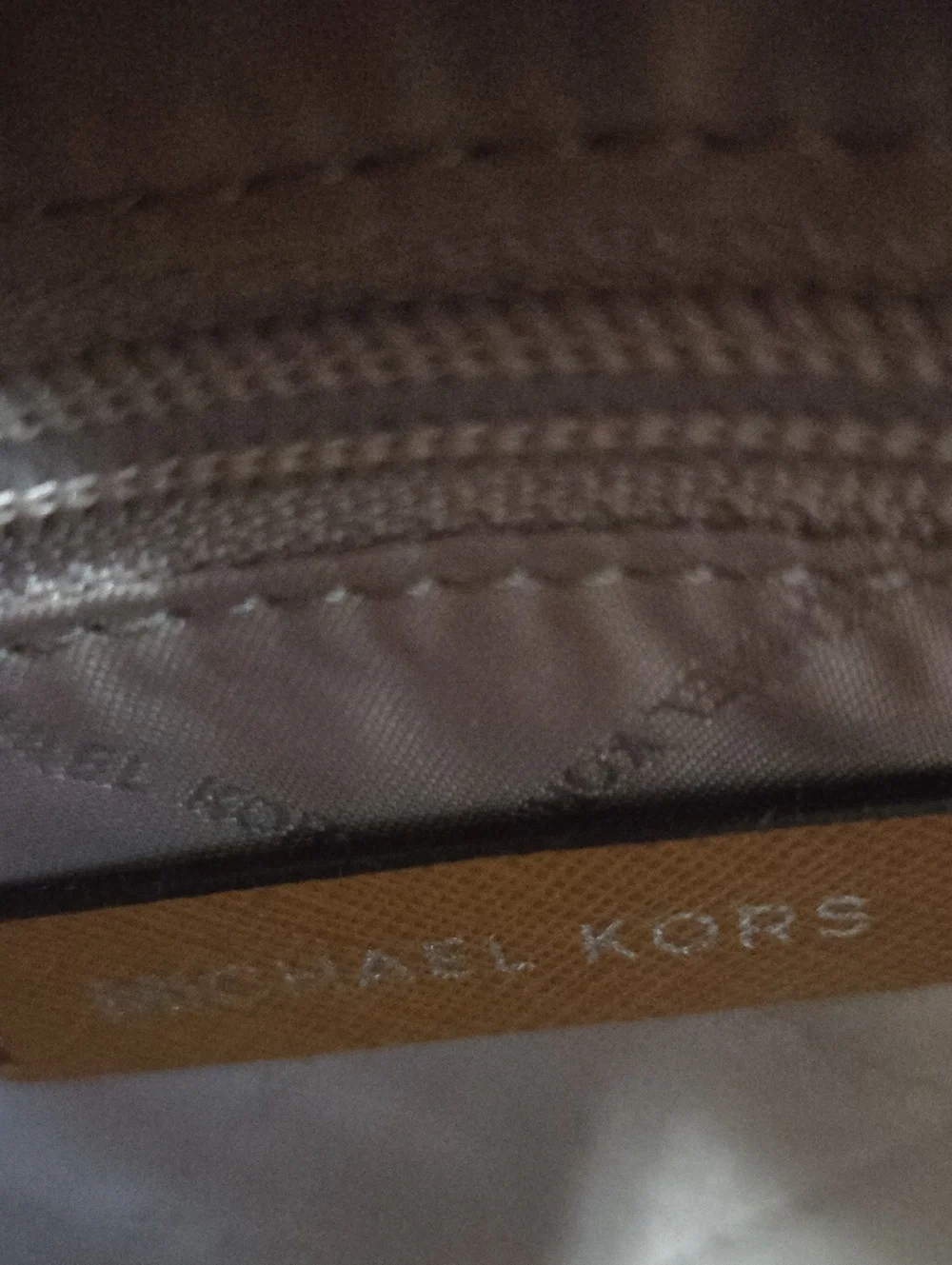 Michael Kors Tan/Beige Signature MK Tote Bag - Picture 11 of 11